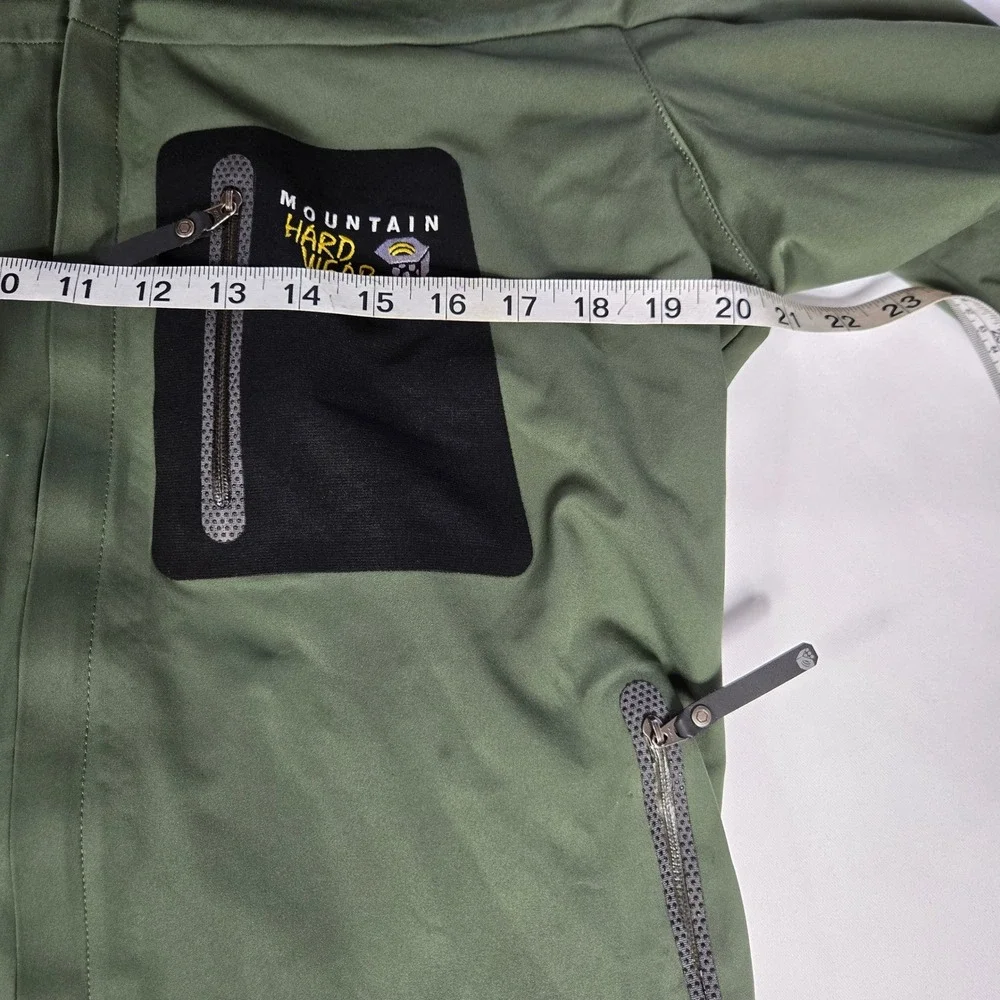 Mountain Hardwear Conduit Softshell Jacket Men's M Olive Full Zip Gorpcore Olive